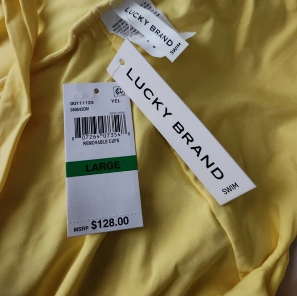 NWT LUCKY BRAND BATHINGSUIT Large - Picture 2 of 2